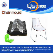 Fábrica plástica del molde del hogar para el nuevo diseño PC pluma clara del molde de la silla en taizhou China